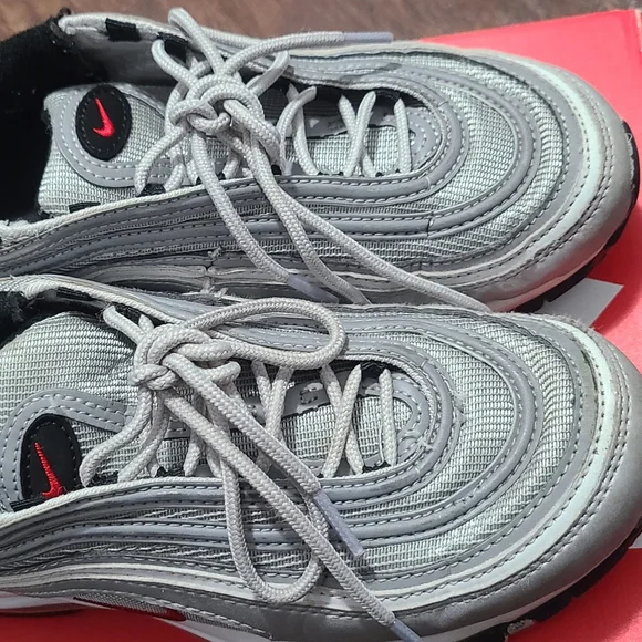 Silver Nike Air Max 97 size 6.5W - Picture 3 of 6
